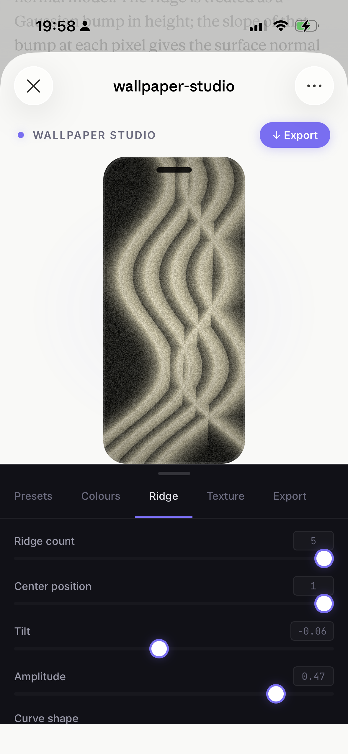 5 ridges